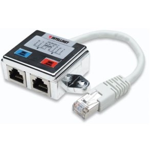 Splitter RJ45x2 sk�rmet