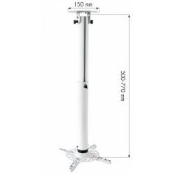 Universal projektor loftbeslag 50-77cm 15kg