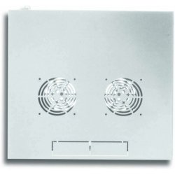 ECO h�ngeskab 19cali 6U/320mm samlet, glasd�r, gr�