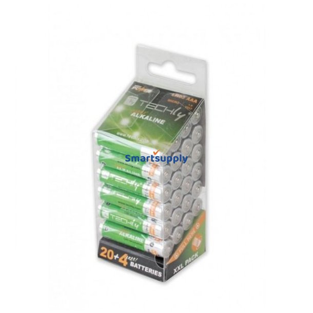 Alkaline batterier LR03 AAA 24 stk, (IBT-LR03T24B)