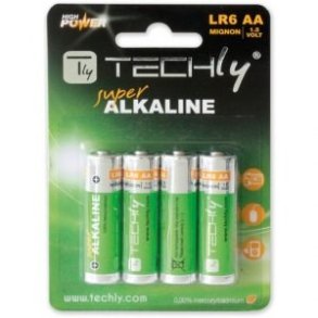Alkaliske batterier LR06 AA 4 stk, (IBT-LR06T4B)