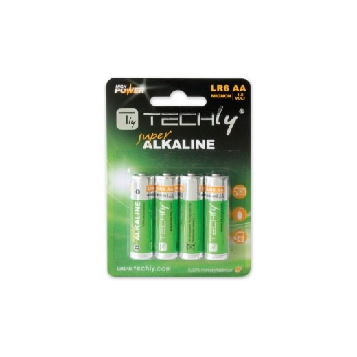 Alkaliske batterier LR06 AA 4 stk, (IBT-LR06T4B)