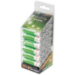 Alkaline batterier LR06 AA 24stk, (IBT-LR06T24B)
