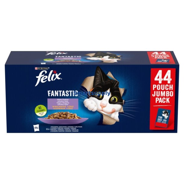 PURINA Felix Fantastic Mix in jelly - vd kattefoder - 44 x 85g