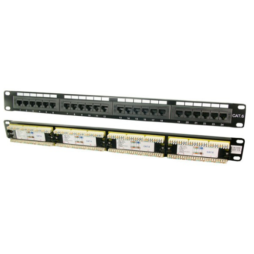 Patch Panel CAT6 24-ports