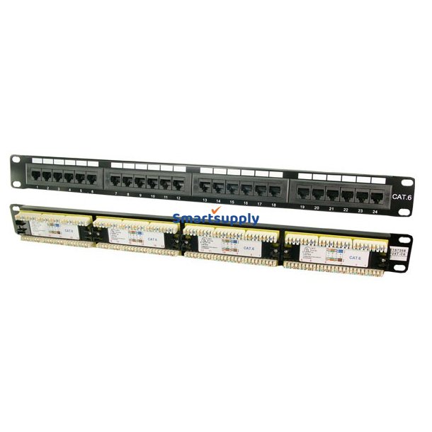 Patch Panel CAT6 24-ports