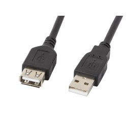 Forl�ngerkabel USB 2.0 AM-AF sort 5M