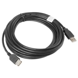 Forl�ngerkabel USB 2.0 AM-AF sort 5M