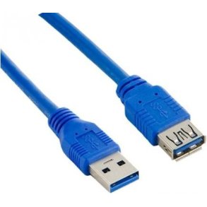 Forl�ngerkabel USB 3.0 AM-AF bl� 3M