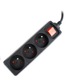 UPS str�mskinne 3FR/16A/C14/0.6m/sort