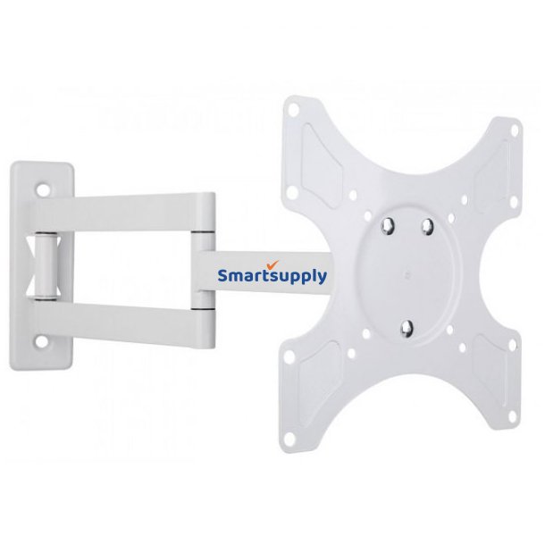 V�gbeslag til TV LCD/LED/PDP dobbeltarm 19-37'' 25 kg VESA hvid
