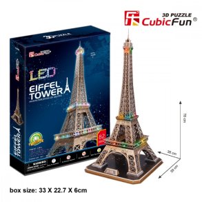 Puzzle 3D Eiffelt�rn (Lys)