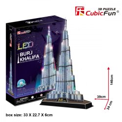 Puzzle 3D Burj Khalifa (Lys)