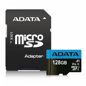 microSD Premier 128GB UHS1/CL10/A1-adapter