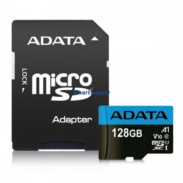 microSD Premier 128GB UHS1/CL10/A1-adapter