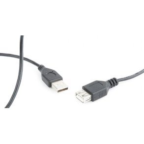 USB 2.0 forl�ngerkabel AM-AFI 0.75m sort