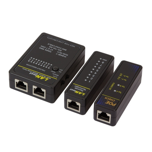 Netv�rkskabel tester med PoE finder