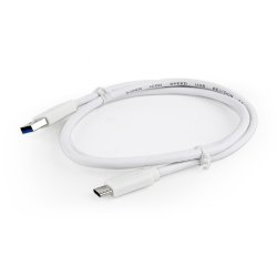 USB Kabel 3.0 C AM/CM 1m/hvid