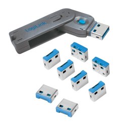 USB port blocker n�gle og 8x l�se
