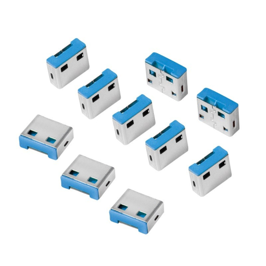 USB port blocker 10x uden n�gle
