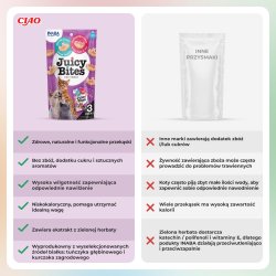 Inaba Juicy Bites Rejer Og Skaldyr - Kattegodbidder - 3X11,3 G