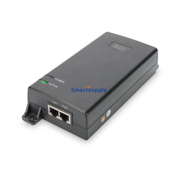 Adapter PoE+ 802.3at, maks. 55V 60W Gigabit 10/100/1000Mbps, aktiv