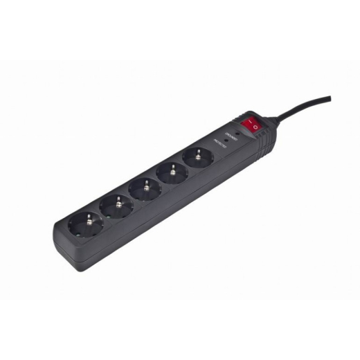 Oversp�ndingsbeskytter 5 X tysk stik/3m