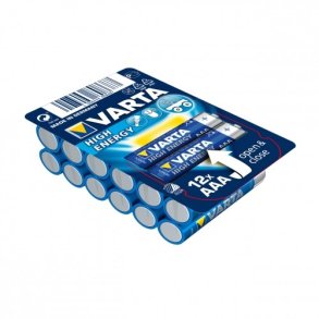 Alkaline batterier VARTA R3 (AAA) 12 stk HIGH ENERGY