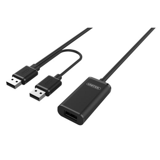 Aktiv forl�ngerkabel USB 2.0, 20m; Y-279