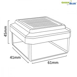 Solar hegn lampe GB125 LED 6040