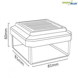 Solar hegn lampe LED 8080 GB127