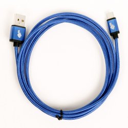 USB - USB C kabel 1,5 m marinebl�