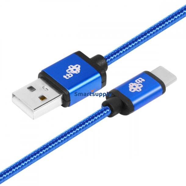 USB - USB C kabel 1,5 m marinebl�