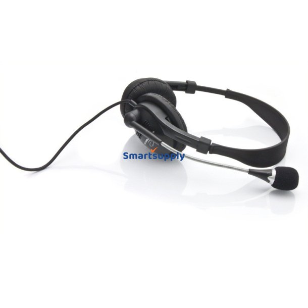Stereo headset med mikrofon og lydkontrol EH115