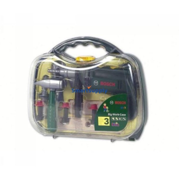 Kuffert med boremaskine og v�rkt�j Bosch