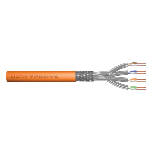 Kabel S/FTP cat. 7 500m (spole) LS0H-3 orange
