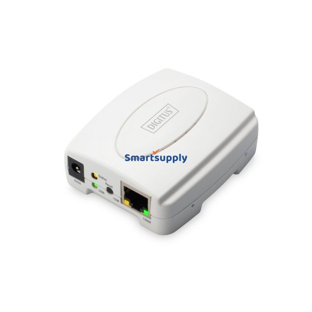 Printserver 1xUSB 2.0, 1xRJ45 Fast Ethernet 10/100Mbps