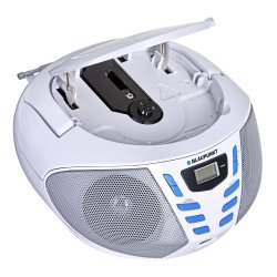 Blaupunkt BB7-WH brbar stereosystem Digital 2,4 W FM Gr MP3-afspilning