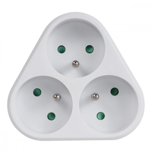 Triple elektrisk stikkontakt MCE214