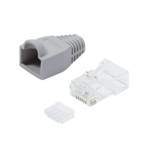 Stikforbindelse CAT.6 100 stk RJ45 usk�rmet gr�