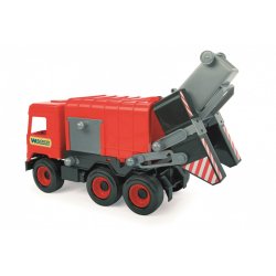 Mellem Lastbil Affaldsbil r�d 38 cm i kasse