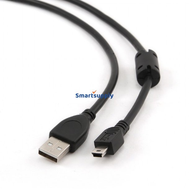 Kabel Mini USB 2.0 CANON (med ferrit) 1,8m bla
