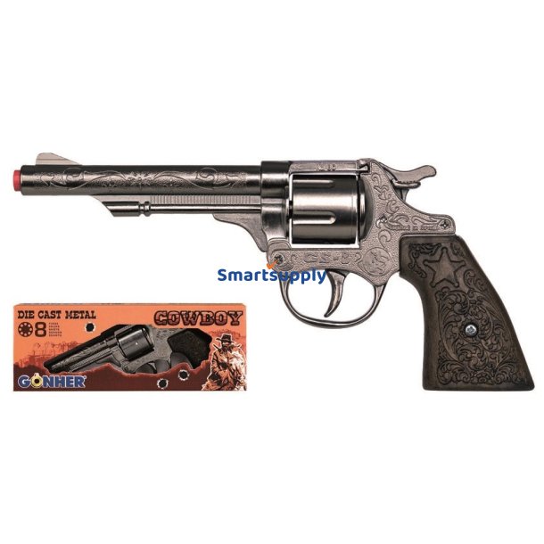 Cowboy revolver metal 8 skud GONHER 80/0