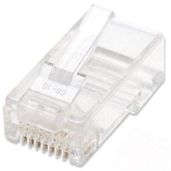 Modulstik RJ45 UTP til solid 8p8c Cat.5e 100stk