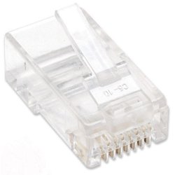 Modulstik RJ45 UTP til solid 8p8c Cat.5e 100stk