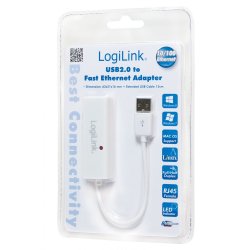 Adapter fast ethernet RJ45 til USB2.0