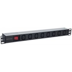 Str�mfordeler rack 19 1U 110V-250V/10A 8x C13
