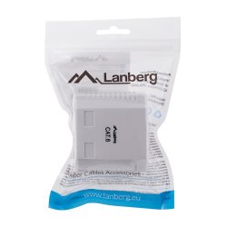 Lanberg OU6-0002-W stikdse RJ-45 Hvid