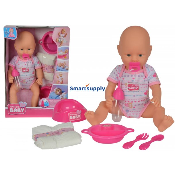 New Baby Born Bobas med tilbeh�r, gummi