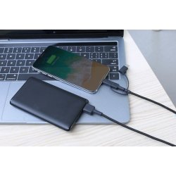 CB-BAL5 3i1 hurtig flettet Quick Charge micro USB | USB C | Lightning | 1.2m